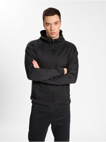 Hummel Reißverschluss Kapuzenpullover Hmlmt Interval Herren in BLACK