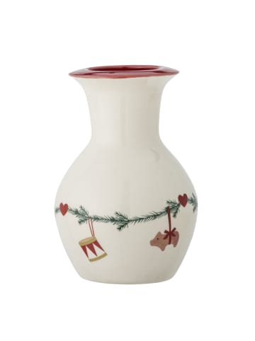 Bloomingville Yule Vase aus Weihnachten in creme