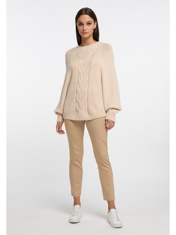 RISA Damen Strick Pullover in Beige