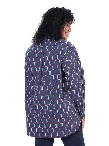 Ulla Popken Hemdbluse in dunkle pflaume