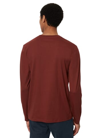 Marc O'Polo Longsleeve shaped in burnt burgundy