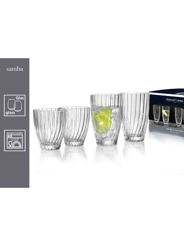Ritzenhoff & Breker 6er Set Trinkgläser Samba in Transparent 350 ml in transparent