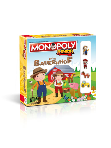 Winning Moves Monopoly Junior - Mein Bauernhof Brettspiel in bunt