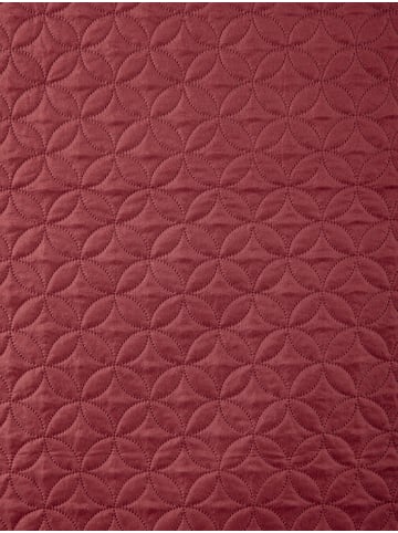 Heine Tagesdecke in bordeaux-beige