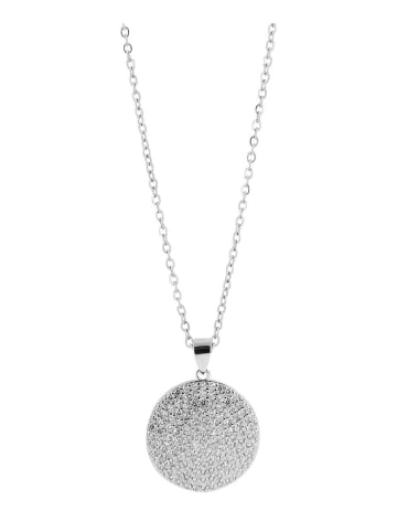Adeliás Damen Halskette mit Anhänger – aus 925 Silber in silber