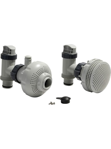 Intex Schlauchanschluss-Set Ø 38mm in grau