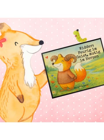 Mr. & Mrs. Panda schreibtischunterlage Widder Astologie Design m... in Weiß