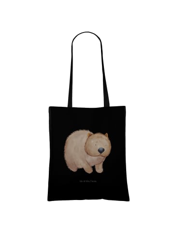 Mr. & Mrs. Panda Uni Tasche Wombat ohne Spruch in Schwarz