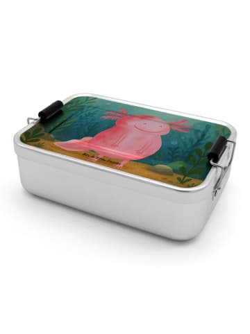Mr. & Mrs. Panda Bento Box Axolotl Glücklich Design ohne Spruch in Weiß