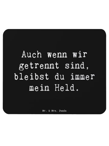 Mr. & Mrs. Panda Mousepad Spruch Trennung von den Eltern Held mi... in Schwarz