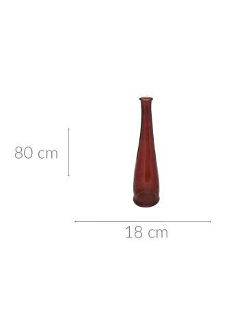 Atmosphera Créateur d'intérieur Glas-Boden-Waschtischsäule ULY in Braun, (B) 18 x (H) 80 x (L) 18 cm