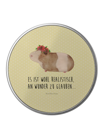 Mr. & Mrs. Panda Erinnerungsbox Meerschweinchen Weisheit mit Spruch in Gelb Pastell