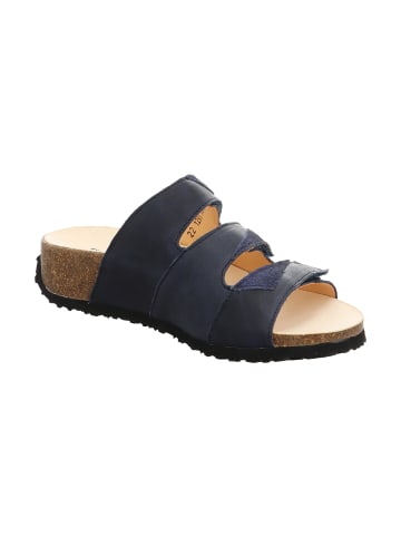 Think! Tieffußbett Pantolette MIZZI DAMEN in Indigo/Kombi