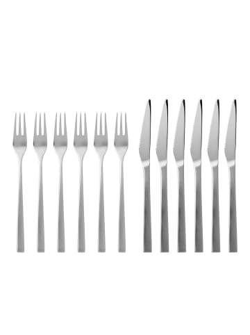 Gense Steak Besteck Fuga in Matter/glänzender Stahl