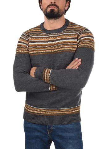 INDICODE Strickpullover IDLurdes in grau melange
