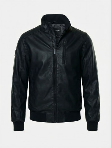 KOROSHI Kunstlederjacke in Schwarz