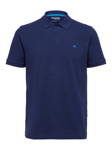 SELECTED HOMME Poloshirt SLHDANTE in Blau