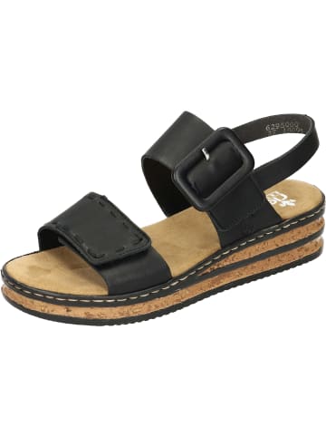 rieker Komfort-Sandalen in schwarz