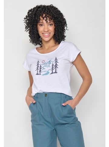 GreenBomb Cool Nature River Forest in Weiß