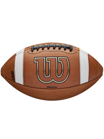 Wilson Wilson GST Tan Football Game Ball in Braun