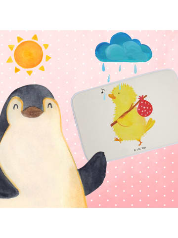 Mr. & Mrs. Panda Badteppich Küken Wander ohne Spruch in Weiß