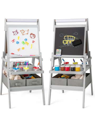 COSTWAY 3-in-1 Tafel Kinder in Grau