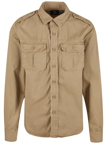 Brandit Long Sleeve Shirt in camel