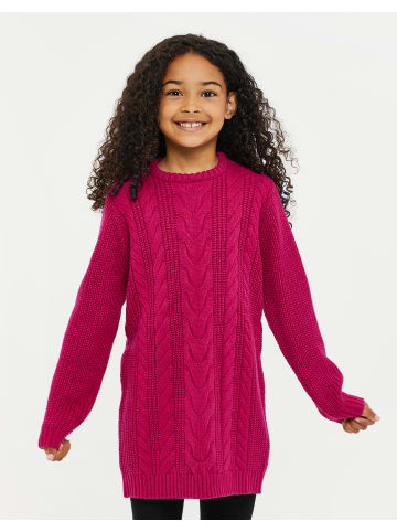 Threadgirls Strickkleid THB Thistle Cable Knitted Dress in Beere