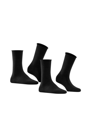 Falke Socken 2er Pack in Schwarz