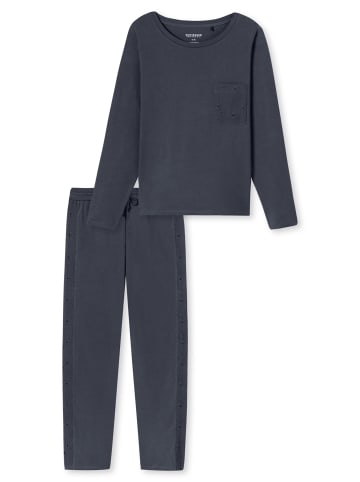 Schiesser Schlafanzug Casual Nightwear in Graphit