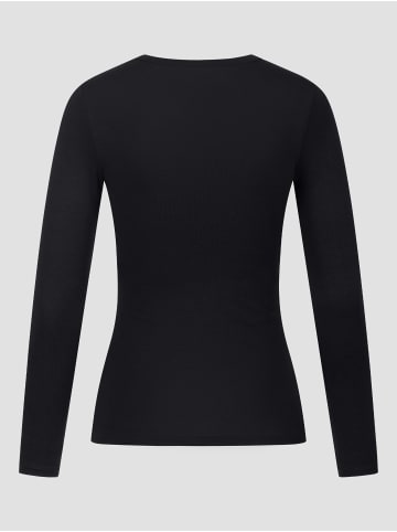 Erlich Textil  Erlich Textil enges Langarmshirt LIGHT TOUCH LONGSLEEVE in schwarz