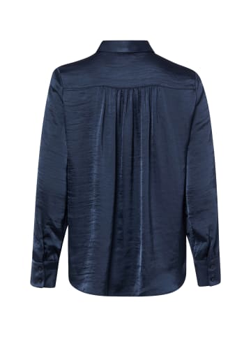 Marie Lund Satinbluse Mandy in marine