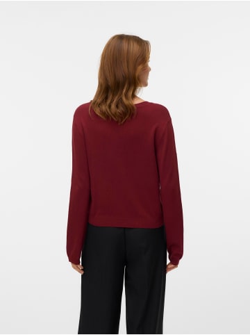 Vero Moda Strickpullover in Syrah