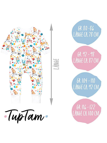 TupTam Babyschlafsäcke mit Beinen und Ärmel in weiß Modell 2