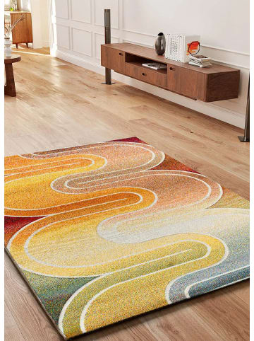 Atticgo Kurzflor-Teppich SYBIL in mehrfarbig