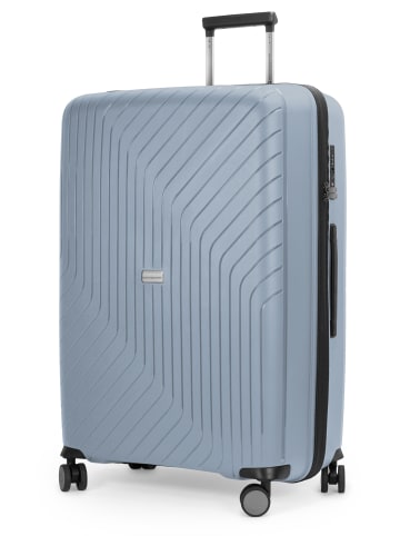 Hauptstadtkoffer TXL - Großer Koffer leichter Reisekoffer 4 Rollen TSA 76cm 119L in Iceblue