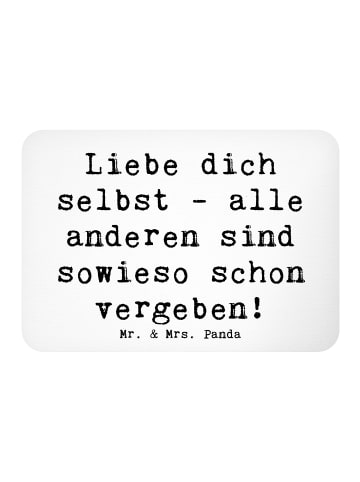 Mr. & Mrs. Panda magnet Spruch Selbstakzeptanz Liebe mit Spruch in Weiß