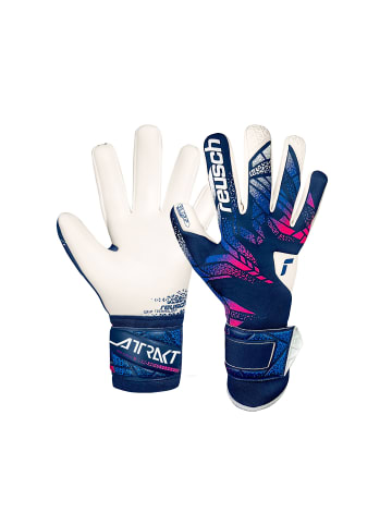 Reusch Torwarthandschuhe Attrakt RE:GRIP in 4310 blue / pink / white