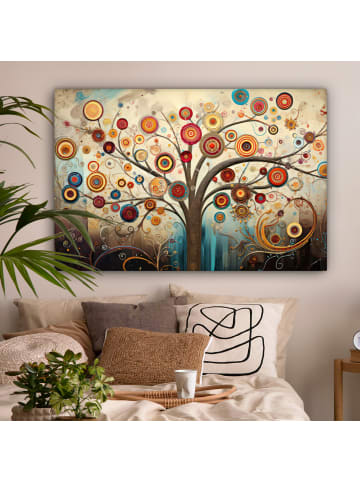 MuchoWow Leinwand Bilder Stilvoller Baum