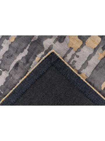 Kayoom Kinder Teppich Sinai 225 in grau - blau - gold - rechteckig