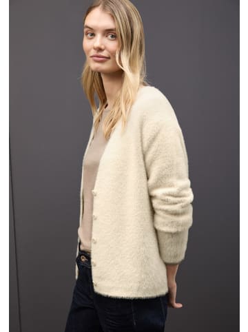 Street One Kuscheliger V-Neck Cardigan in Beige
