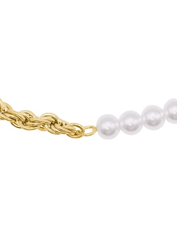 Steel_Art Perlenkette für Herren Daven goldfarben in goldfarben
