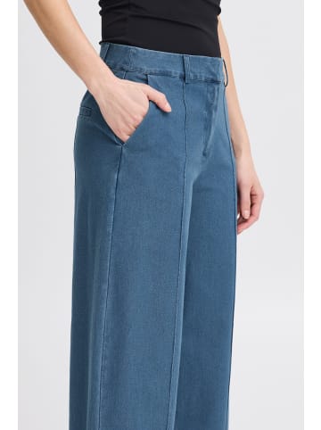 ICHI Casual Hose IHKATE Regular fit in KATE DENIM MEDIUM BLUE