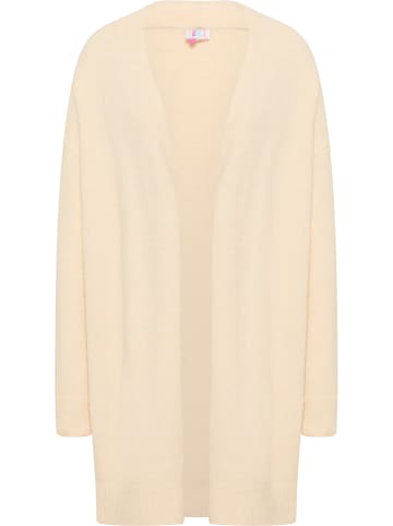 IZIA Langer Strick-Cardigan in Creme