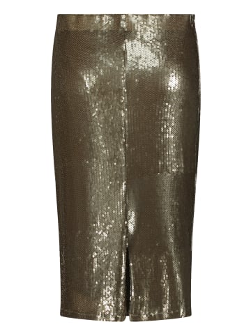 Vera Mont Pailletten-Rock mit elastischem Bund in Turf