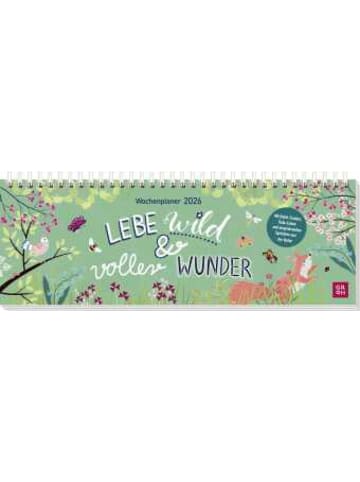 Groh Kalender - Tischkalender 2026 quer: Lebe wild und voller Wunder