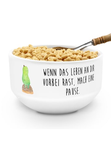 Mr. & Mrs. Panda frühstücksbowl Schildkröte Pause mit Spruch in Weiß