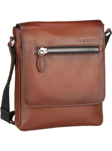 Bugatti Umhängetasche Domus Crossbody Bag S in Cognac