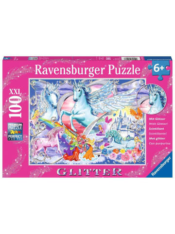 Ravensburger Puzzle 100 Teile Kinderpuzzle 100 XXL Teile - Die schönsten Einhörner Ab 6 Jahre in bunt