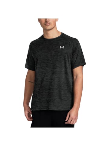 Under Armour Tech Textured SS in Schwarz